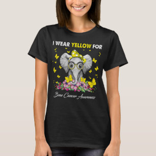 i wear yellow for Bone Cancer Awareness T-Shirt