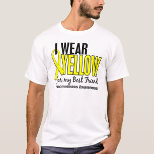 I Wear Yellow For My Best Friend 10 Endometriosis T-Shirt