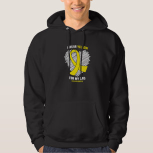 I Wear Yellow For My Dad Spina Bifida Awareness Hoodie