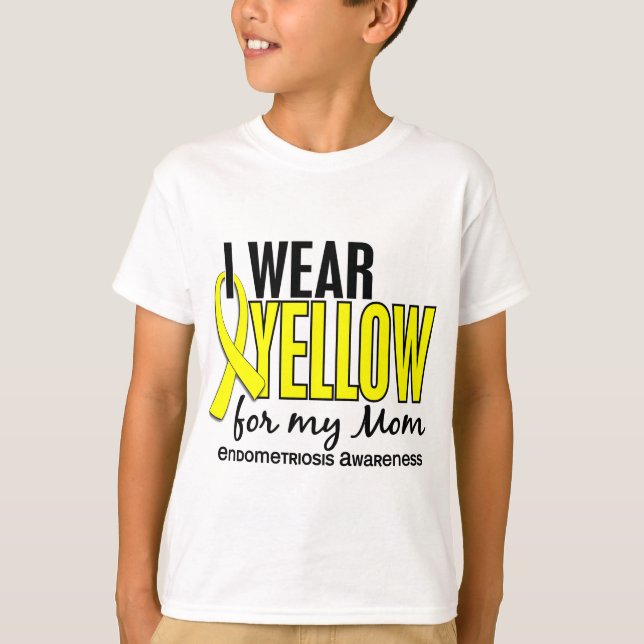 I Wear Yellow For My Mum 10 T-Shirt (Front)
