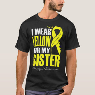 I Wear Yellow For My Sister Obesity Awareness Feat T-Shirt