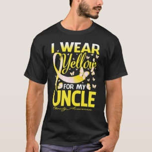 I Wear Yellow For My Uncle Obesity Awareness T-Shirt