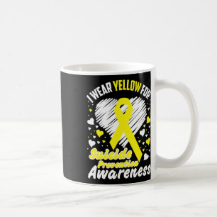 I Wear Yellow For Suicide Prevention Awareness Coffee Mug