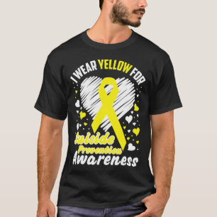 I Wear Yellow For Suicide Prevention Awareness   T-Shirt