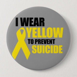 Suicide Prevention Awareness Ribbon Badges & Pins | Zazzle AU