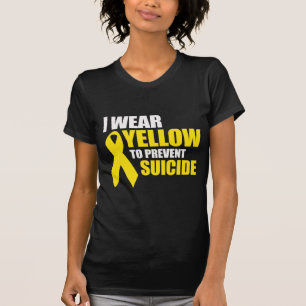 I wear yellow to prevent suicide - T-Shirt