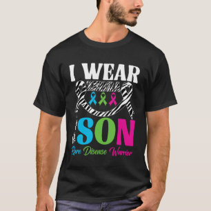I Wear Zebra for My Son Rare Disease Awareness Mon T-Shirt