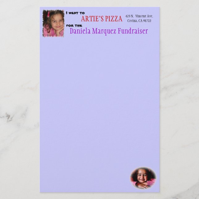 I went to Artie's Stationery (Front)