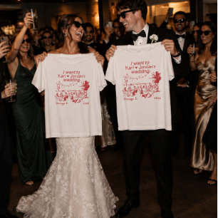 I Went To Custom Names Outdoor Wedding Guest Shirt