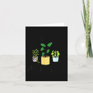 I Wet My Plants _ Gardening Gift Gardener  Card