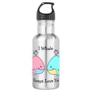 I Whale Always Love You Kawaii 532 Ml Water Bottle