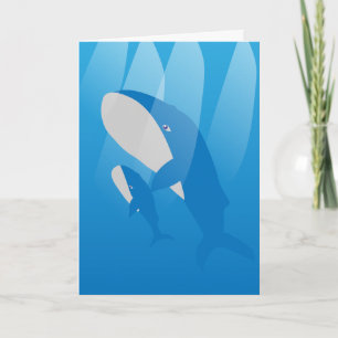 I whale always love you Mum Card