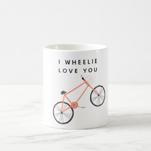 I Wheelie Love You Bicycle Coffee Mug