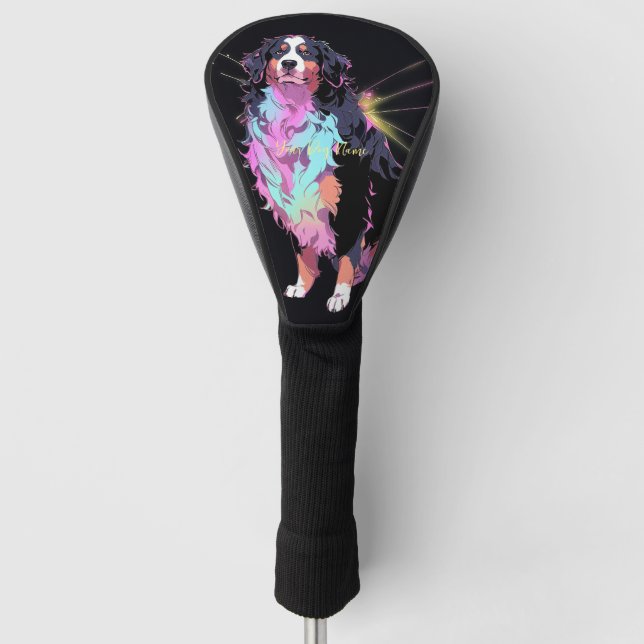 I Will Always Love Bernese Mountain Dog 005 Golf Head Cover (Front)