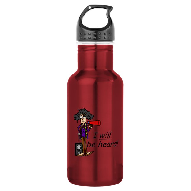 I WILL Be Heard 532 Ml Water Bottle (Front)
