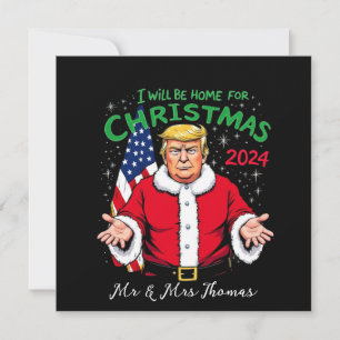  I Will Be Home for Christmas 2024 Celebrations Invitation