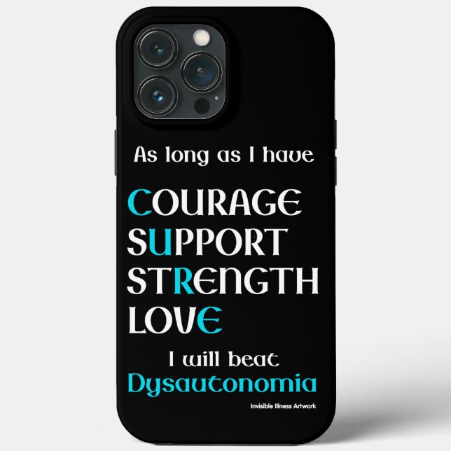 I Will Beat...Dysautonomia Case-Mate iPhone Case (Back)