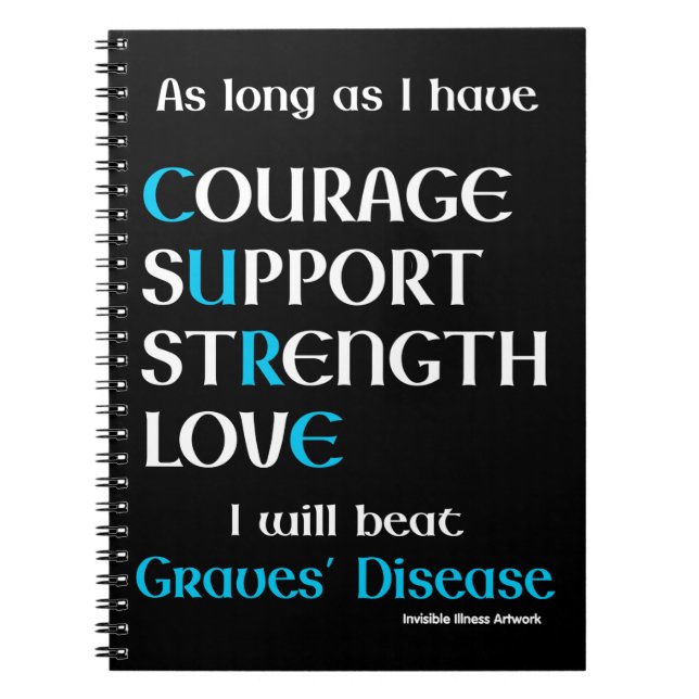 I will beat Graves' Notebook (Front)