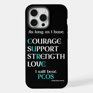 I Will Beat...PCOS iPhone 15 Pro Max Case