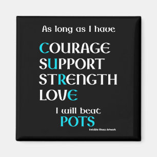 I Will Beat...POTS Magnet