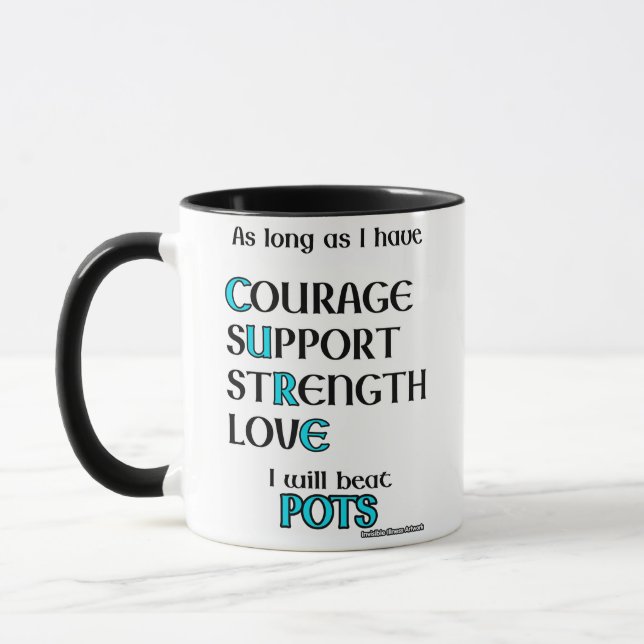 I Will Beat...POTS Mug (Left)
