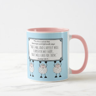 "I Will Care for My Sheep"  Mug