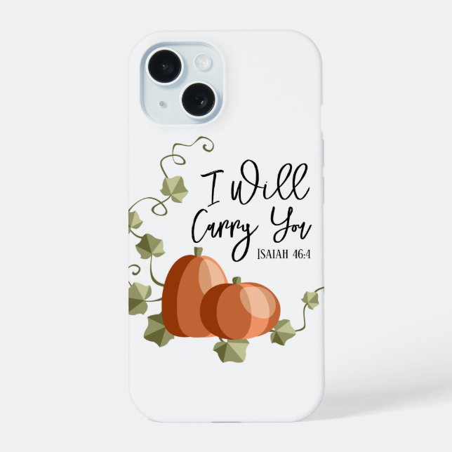 I Will Carry You  iPhone 15 Case (Back)