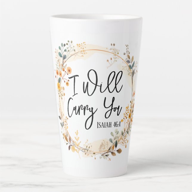 I Will Carry You Mug (Front)