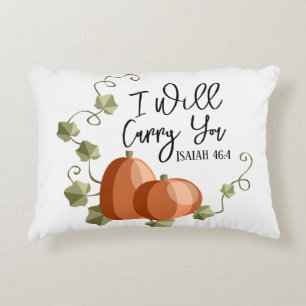 I Will Carry You Mug Decorative Cushion