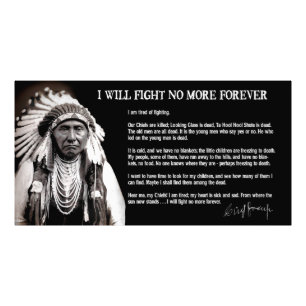 I Will Fight No More . . . Forever Photo Print