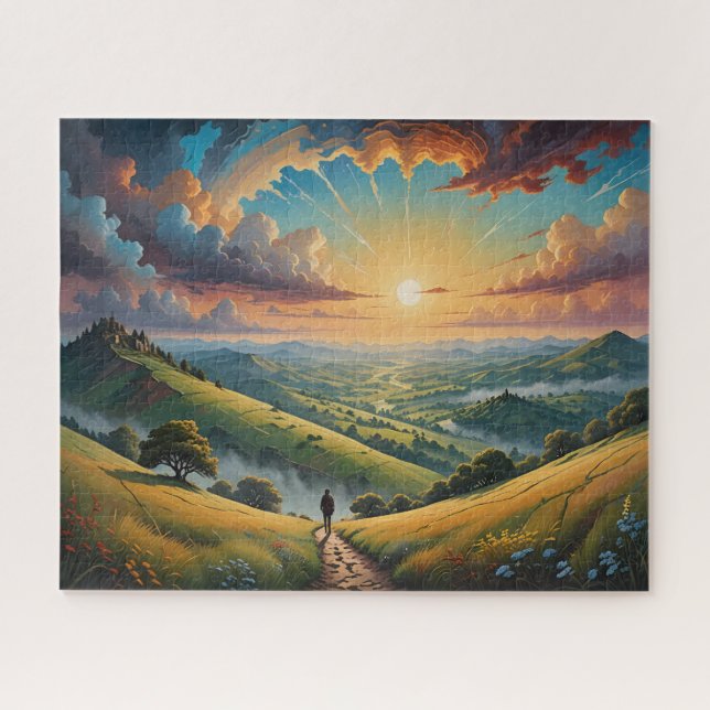 I Will Lift Up Mine Eyes Jigsaw Puzzle (Horizontal)