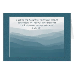 I will look to the mountains Parakaleo note card