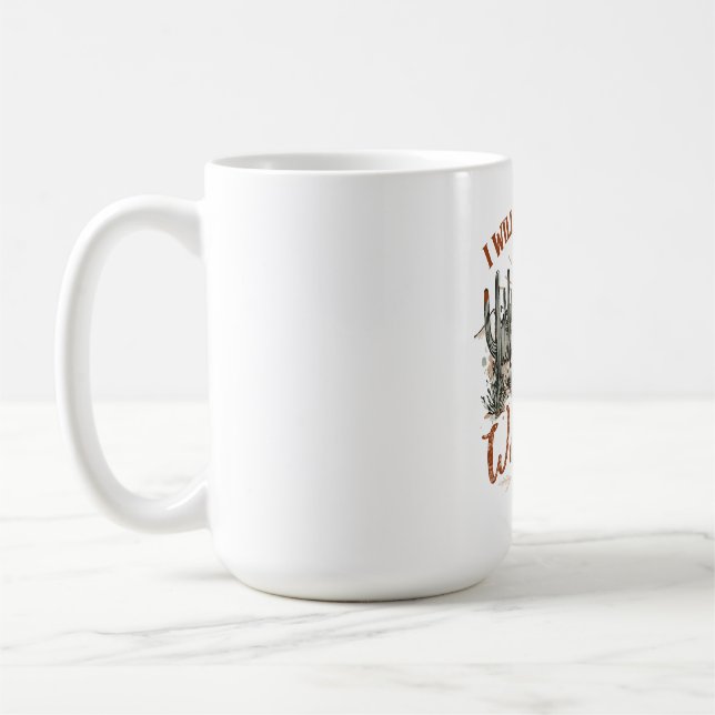 I will make a way in the wilderness coffee mug (Left)