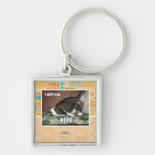 I will nap here key ring