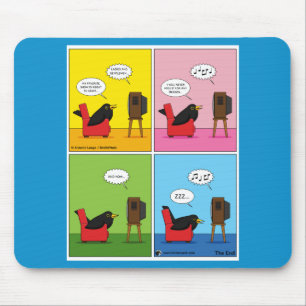 I Will Never Sleep Comic Mouse Pad