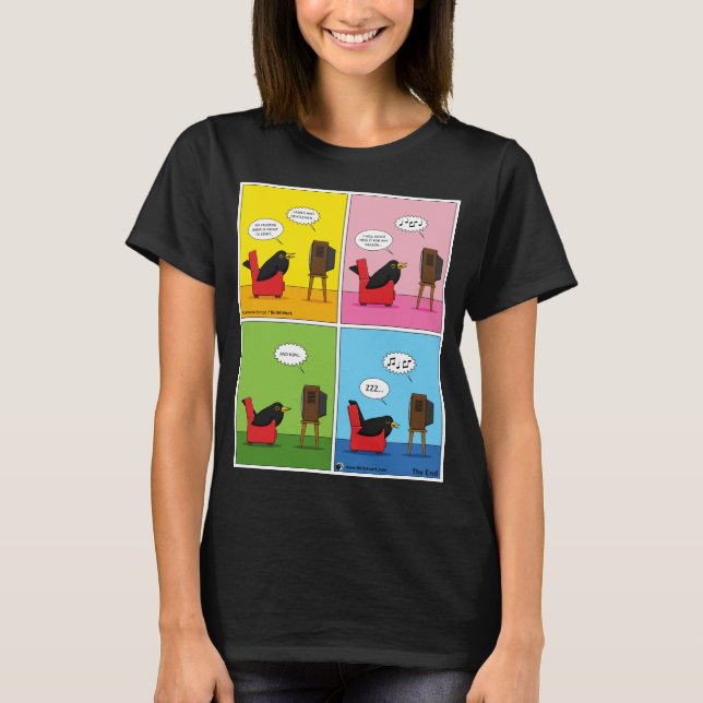 I Will Never Sleep Comic T-Shirt (Front)