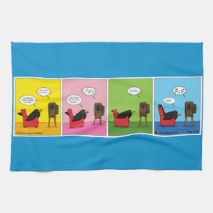 I Will Never Sleep Comic Tea Towel