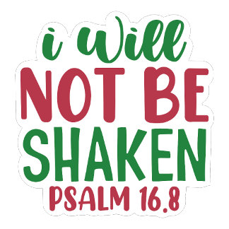 I will not br shaken Palms 16.9  T-Shirt