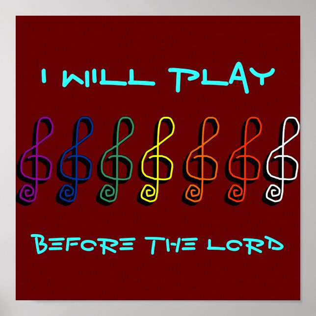 I Will Play Before The Lord Poster (Front)