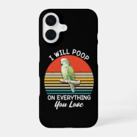 I Will Poop On Everything You Love Birds Retro