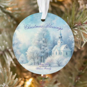 I will Praise Him In Every Season Christmas Ornament