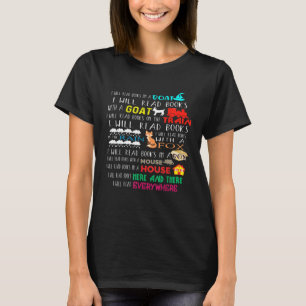 I Will Read Books On A Boat & Everywhere Reading K T-Shirt