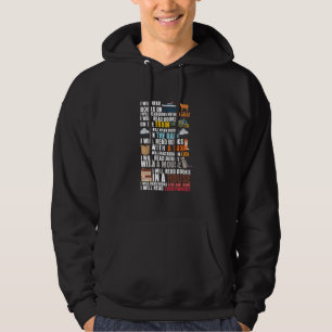 I Will Read Books On a Boat Reading Funny Readers Hoodie