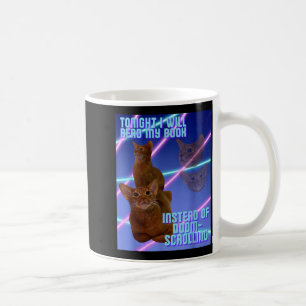 I will read my book instead of doomscrolling coffee mug