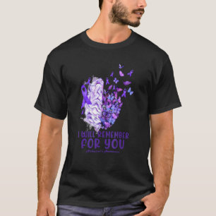 I Will Remember For You Alzheimer's Awareness Brai T-Shirt