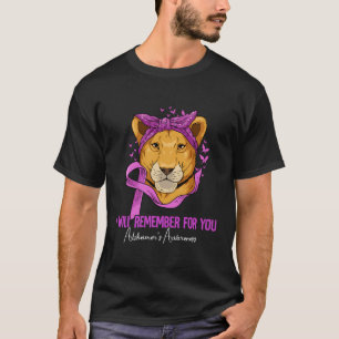 I Will Remember For You Alzheimer'S Awareness T-Shirt