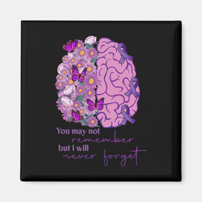 I Will Remember For You Brain Heimerheimer's Aware Magnet (Front)