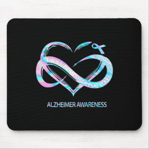 I Will Remember For You Heimerheimer Awareness Cut Mouse Pad