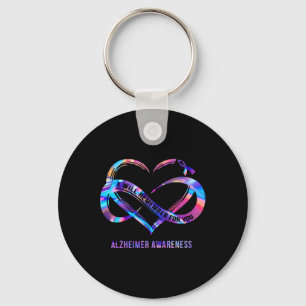 I-will Remember For You Heimerheimer Awareness Key Ring