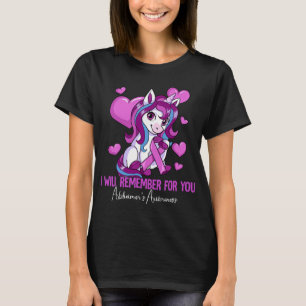 I Will Remember For You Heimerheimer's Awareness 2 T-Shirt